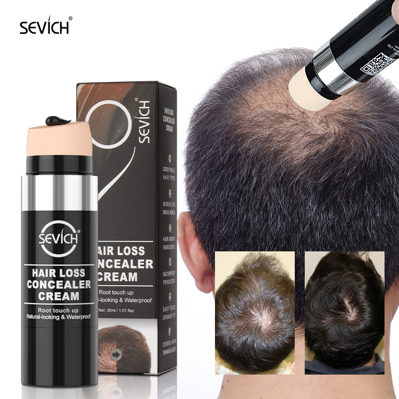 Best of Sevich 30ml Unisex Hairline Cream Waterproof Hair Loss Concealer Cream Instantly Black Root Touch Up Stick Reviews & Tips