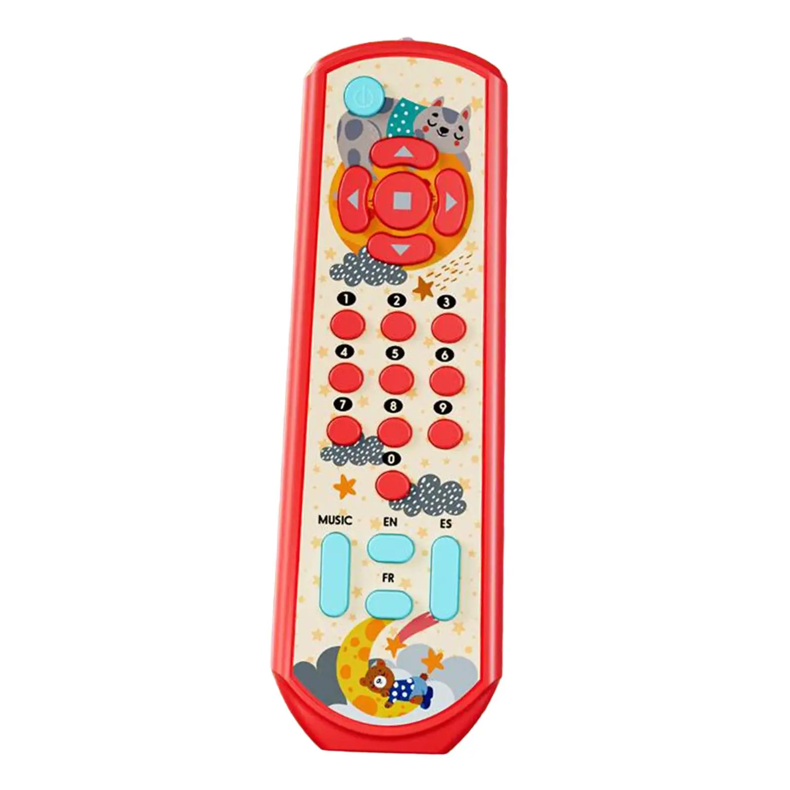 TV Remote Control Toy with Sound Education Toys for Birthday Gifts