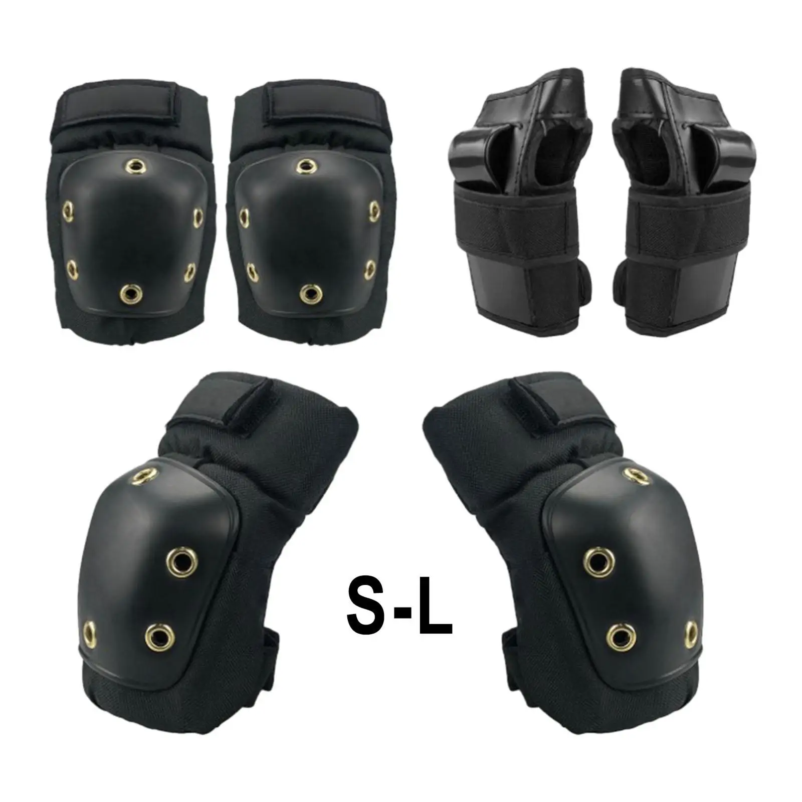 Kids Child Teens Outdoor Sports Protective Gear Knee Elbow Pad Riding Wrist Guards Roller Skating Skateboard Protection