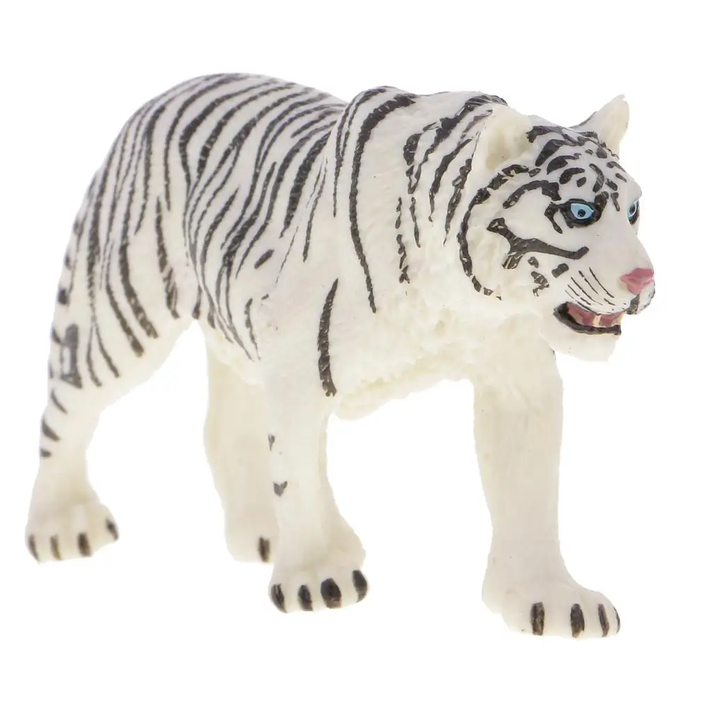 Kids Realistic Animal Model Action Figures Toy Siberian  White