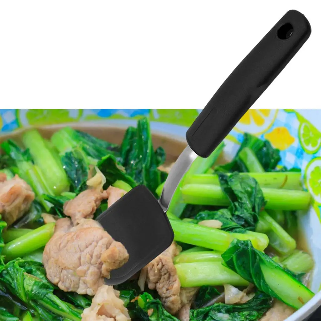Flexible Silicone Spatula Turner, Heat Resistant Slotted Spatula for Nonstick Cookware Cooking Utensils Fish Flipping Pancakes