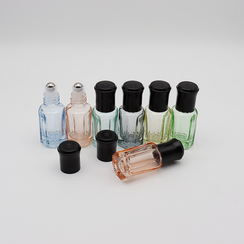 Best of 3-10 Ml Colored Mini Glass Roll-on Bottle Essential Oil Perfume Cosmetic Sample Roller Ball Fragrance Deodorant Container Travel Reviews & Tips - Image 4