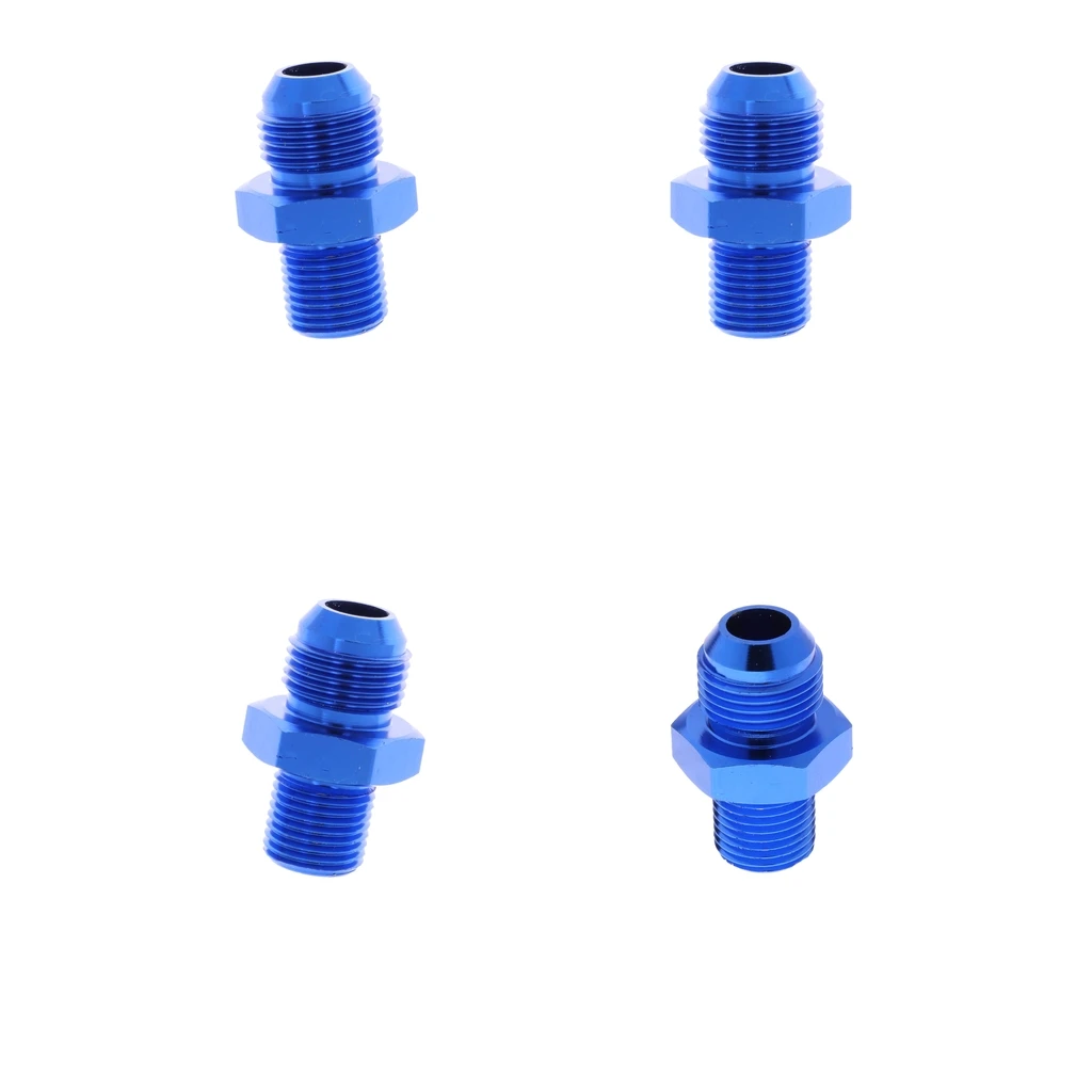 4PCS AN8-M16x1.5 Car Oil Cooler Hose Connector Adapter Fittings Practical