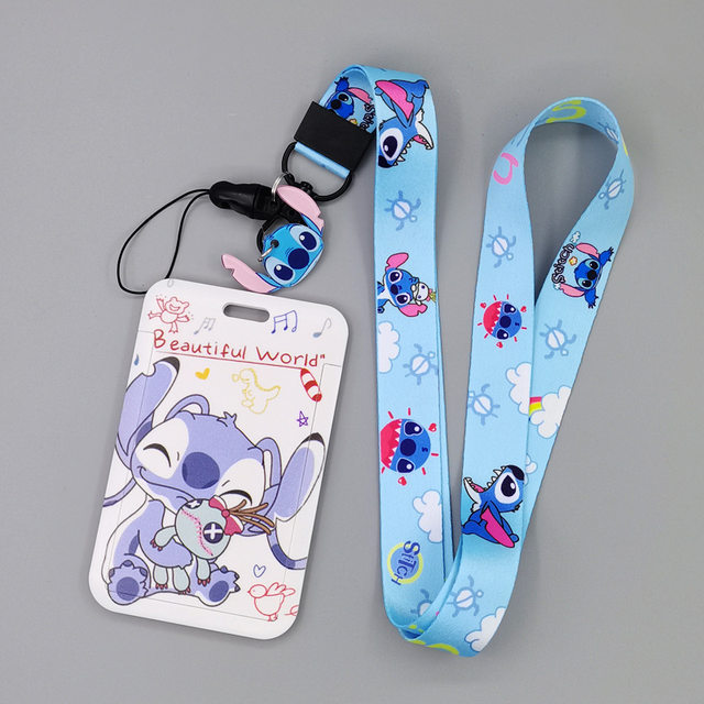 Disney Lanyard Card Holder | Disney Lanyards Id Holder | Stitch