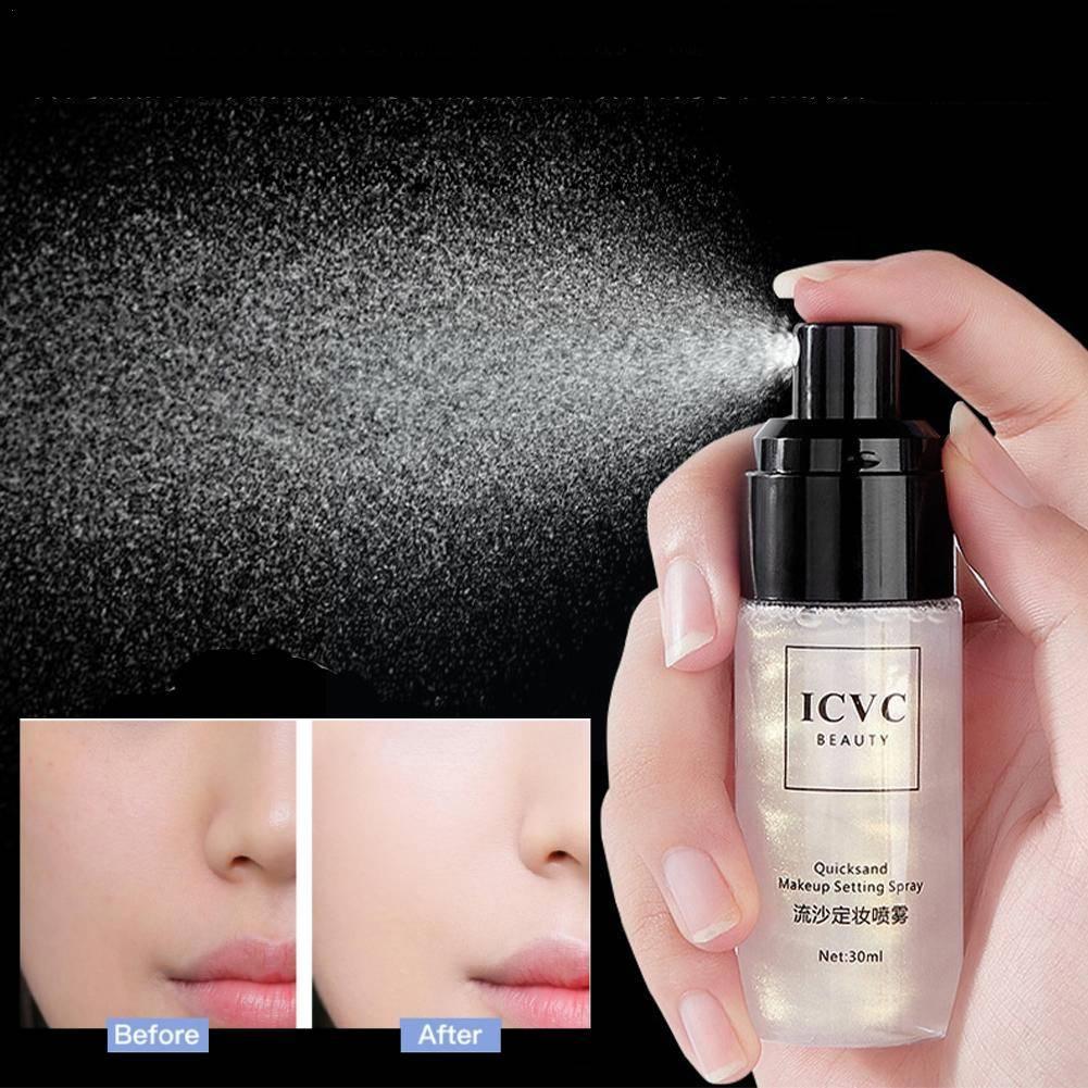 Best of 30ml Glitter Fast Finishing Makeup Setting Spray Moisturizing Waterproof Foundation Lasting Oil Make Spray Long Fixer Contr J8L8 Reviews & Tips