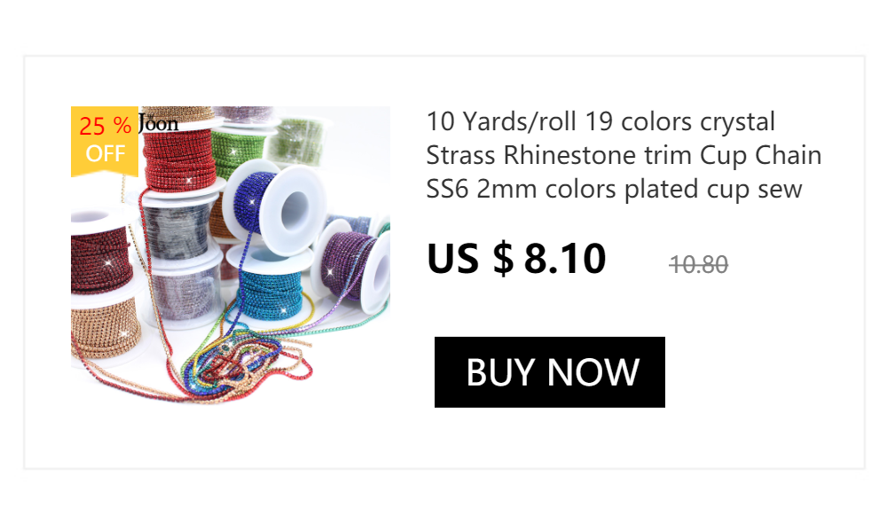 Description Picture 2 of item1 Yard Short tassel Pendant rhinestones trim fringe crystal metal chain  for dress,bag,shoes accessories ML004