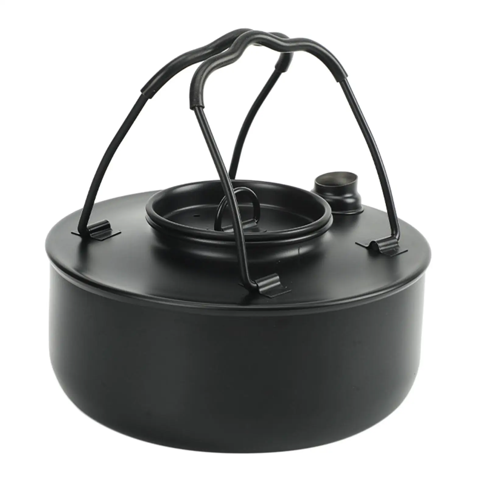 Lightweight Outdoor Stove Pot Teapot Backpack Camping Kettle for Over Fire