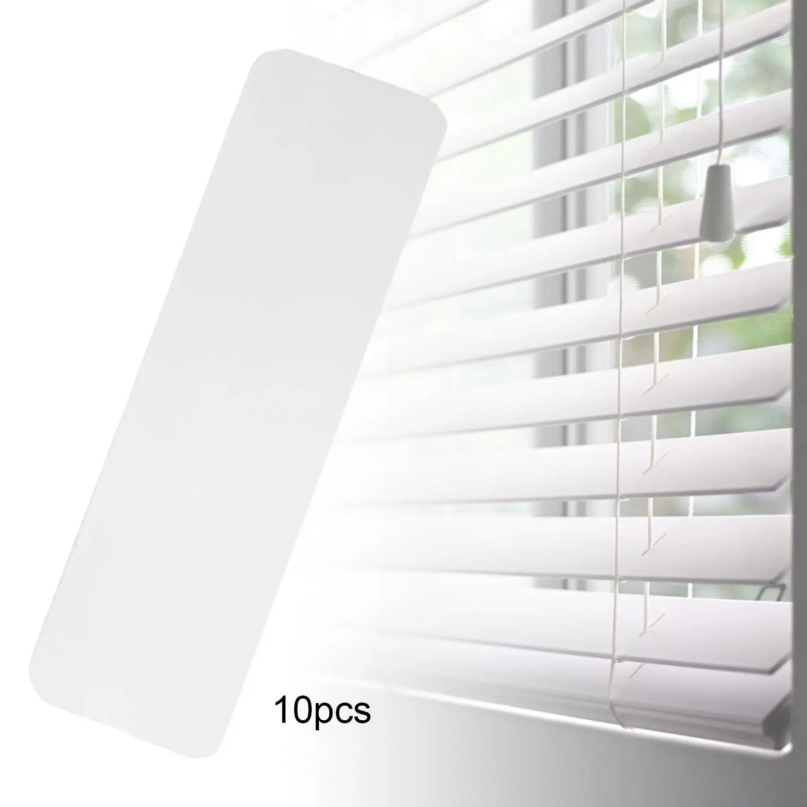 10 Pieces Blinds Repair Tabs Louver Repair Tool DIY Horizontal Binds Repair Patch Blinds Fixers for Classroom Office Study Room