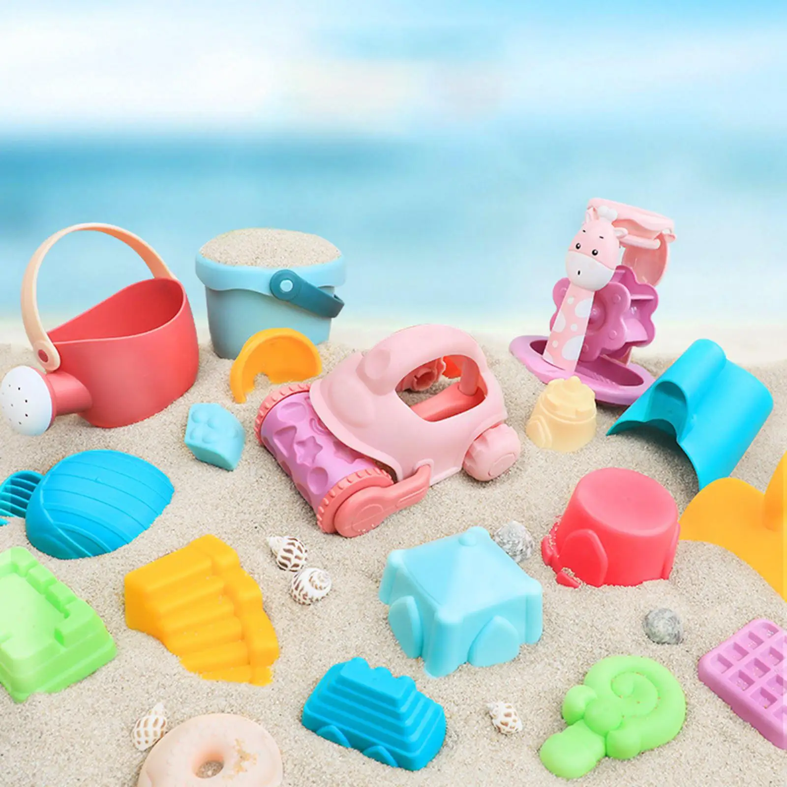Kids Beach  Toys Set,Beach Shovels Rakes Tool,toys Travel  Toys,box Snow Toys,Truck Bucket for Toddlers