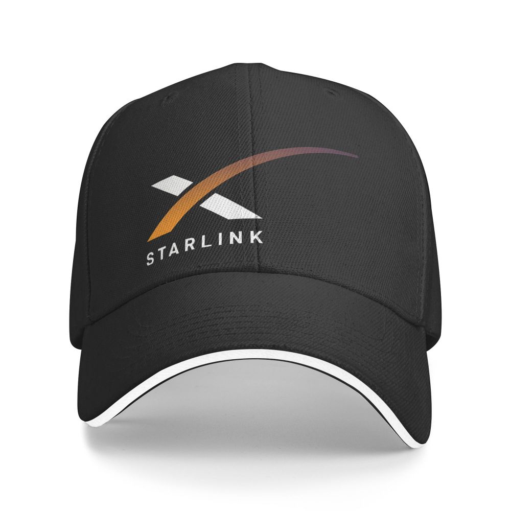 Starlink Spacex Raumschiff mehrfarbigen Hut Peaked Damen mütze personal isierte Visier Fahrrad hüte – Detail 2