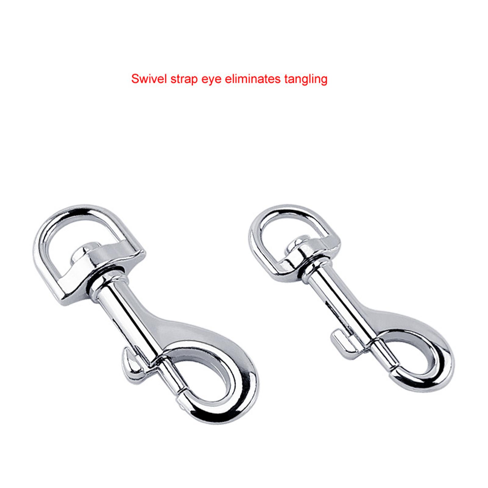 Snap Hook, Pet Buckle Clip Clasp Swivel Clasp Eye Bolt Heavy Duty Pet Swivel Snap Keychain Fit for Purse Bag Making Purse Strap