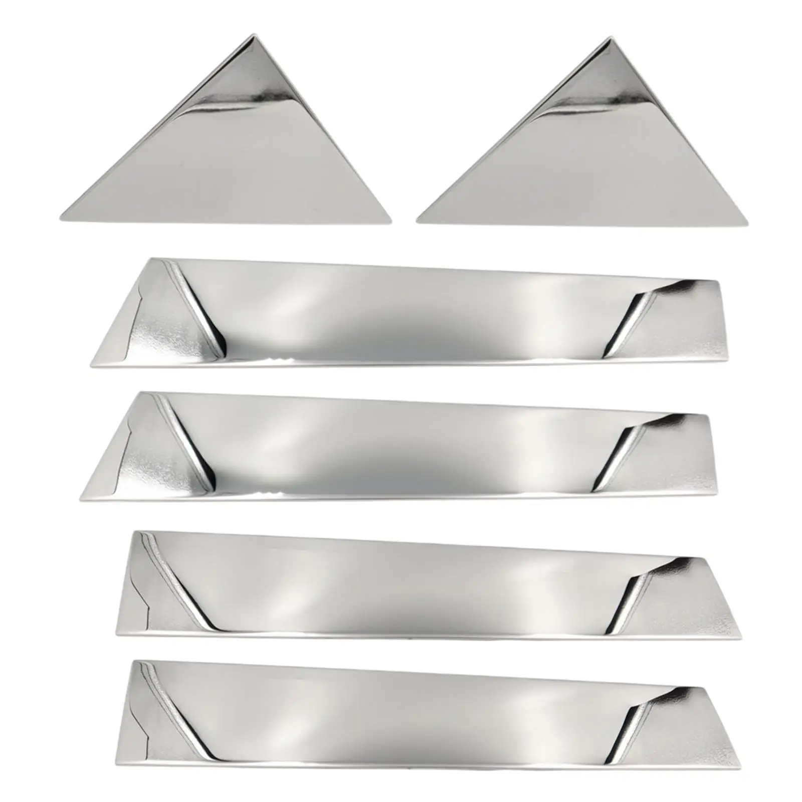 6Pcs Vehicle Door Window  / Accessories 304 Stainless Steel Decoration Chrome Covers/ 0 2005-2010/