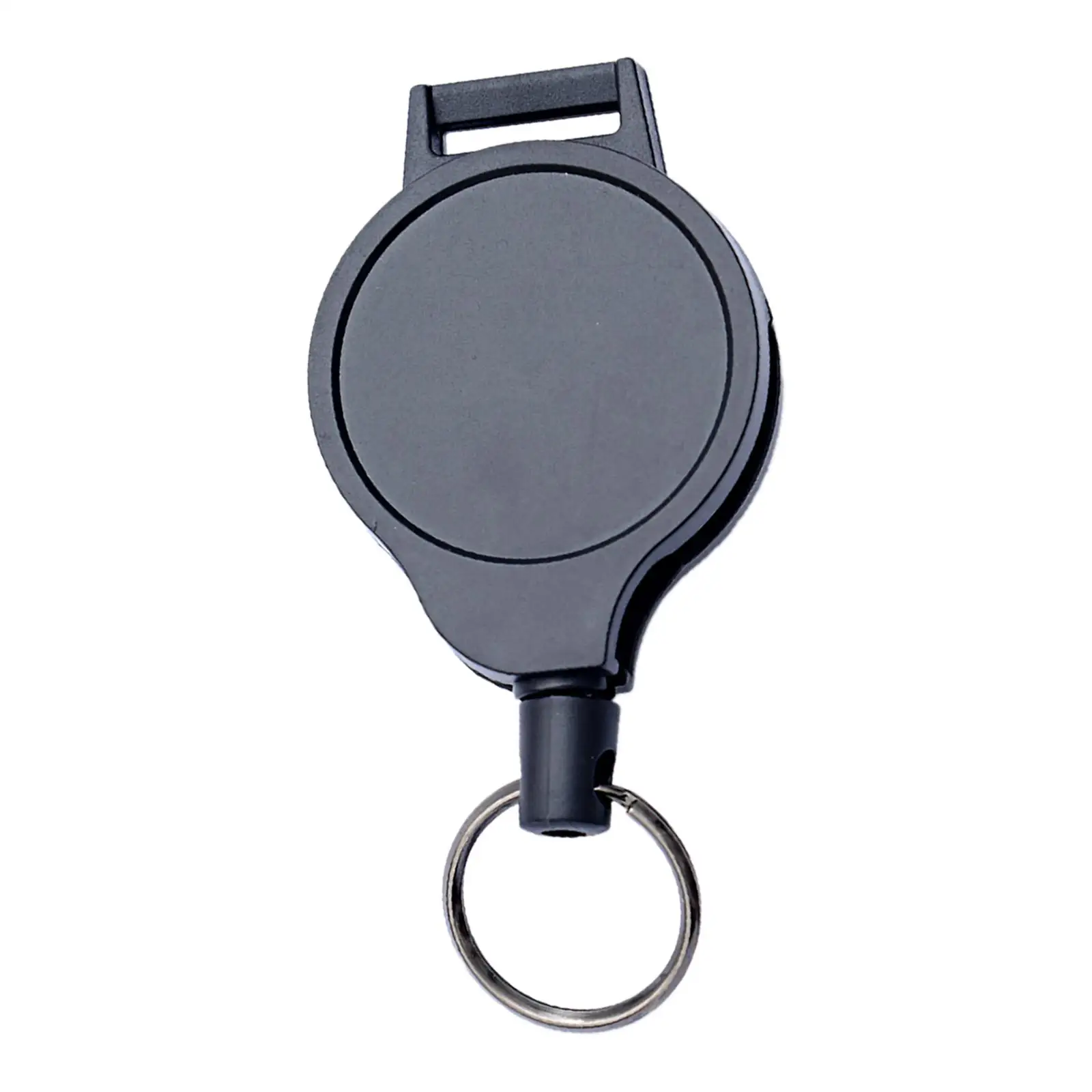 Heavy Duty Retractable Keychain Multi Tool Lock Belt Clip for Fishing Hiking