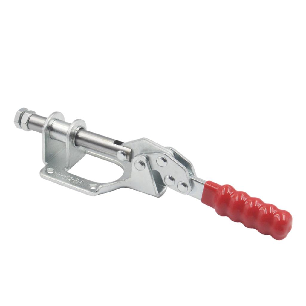 Adjustable Toggle Clamp, Quick Release Anti-Slip 32mm Stroke Hand Tool Toggle Latch Horizontal Clamp for Woodworking Welding