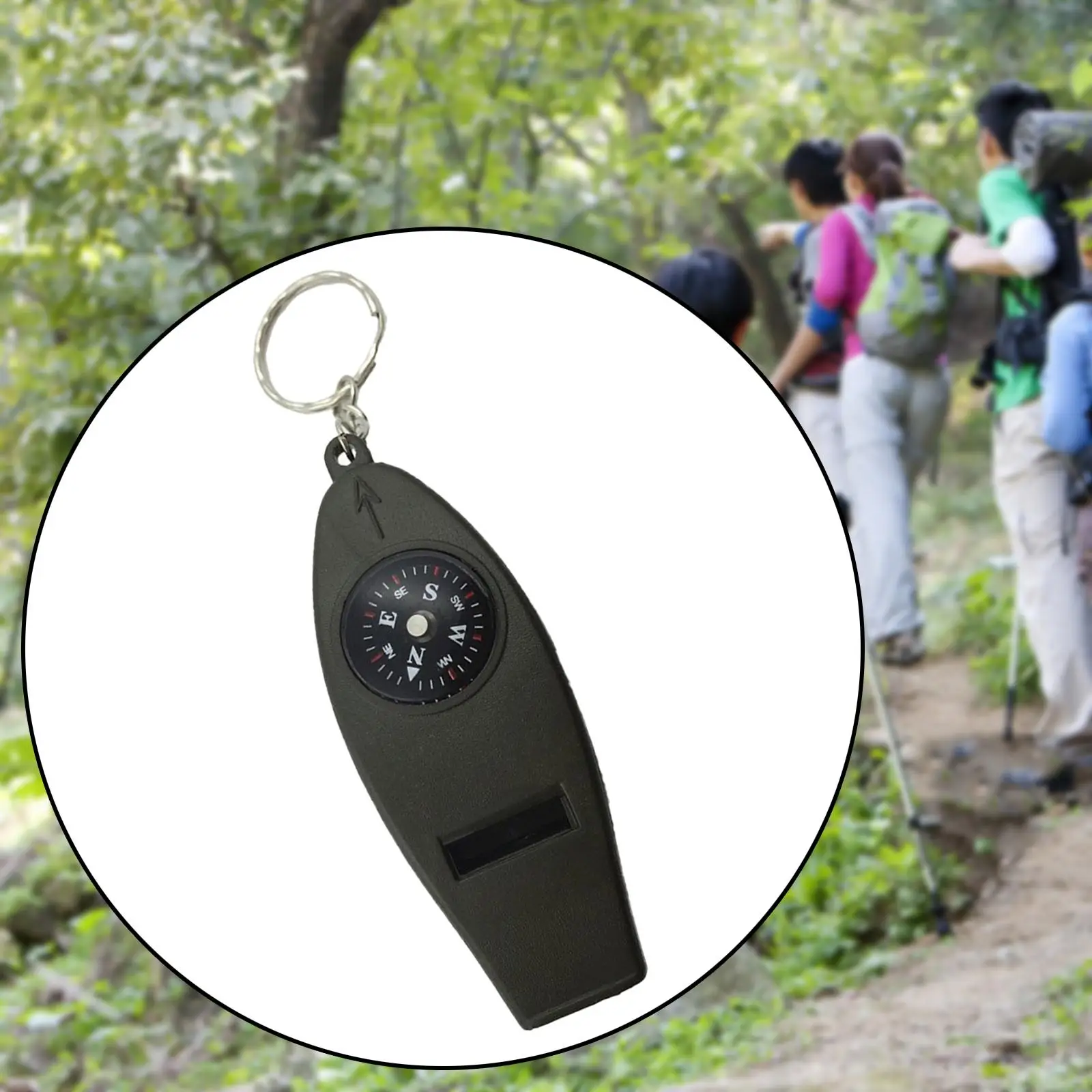 Whistle compass Multifunctional Whistle for Fishing Emergency Hiking