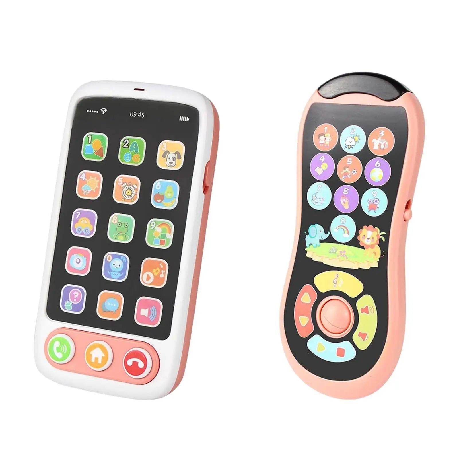 Mini Phone Toys Learning Musical Toys with Lights and Music Smartphone Toy Phone Toy for Preschool Girls Kids Toddlers Gift
