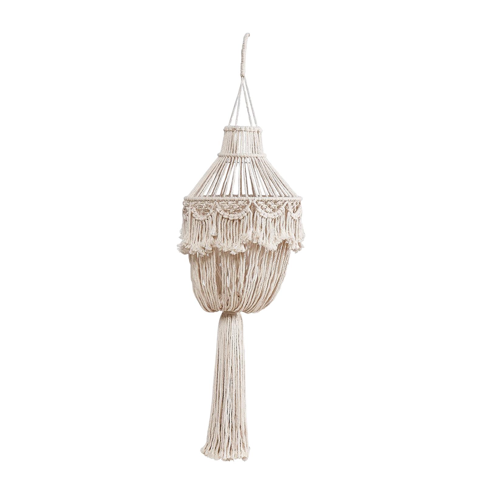 Macrame Tassel Light Shade Lamp Shade Tapestry Lampshades for Bedroom Decor