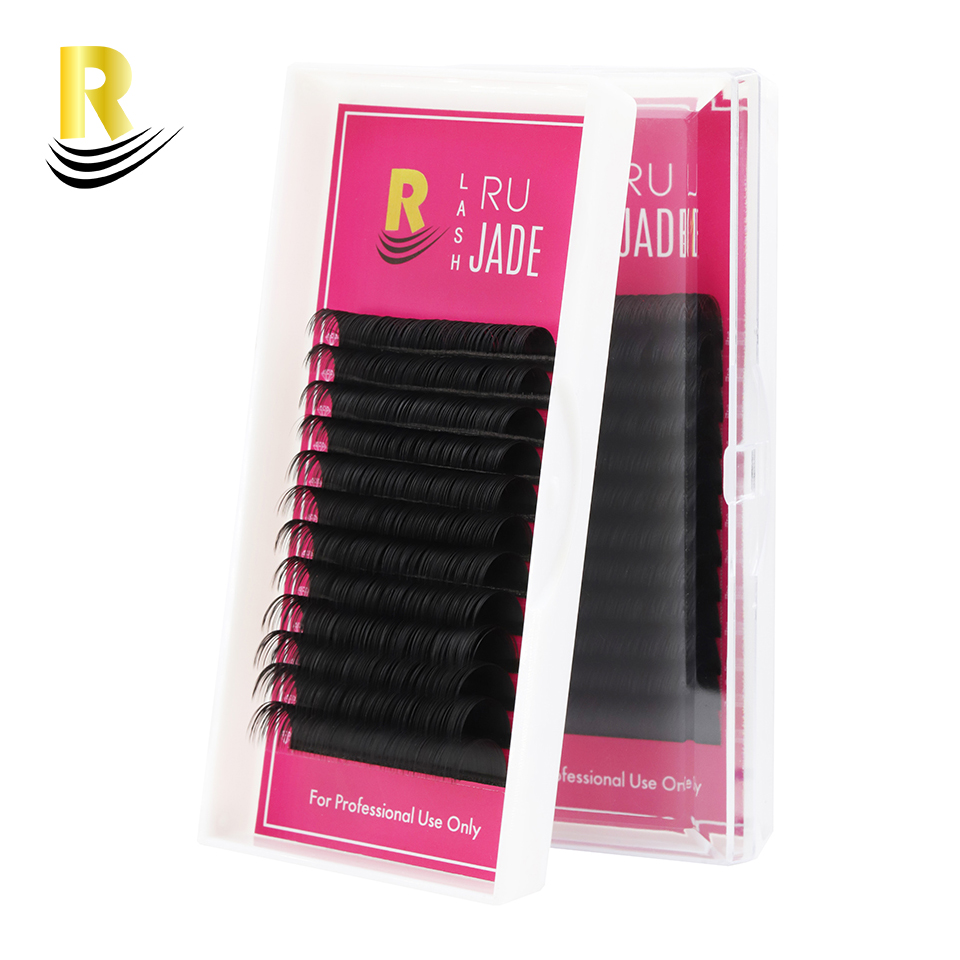 Best of RUJADE 20mm Lashes Eyelashes For Extension 15-20mm Long False Eyelash Russian Silk Lash Matte Black Individual Eyelash Extension Reviews & Tips