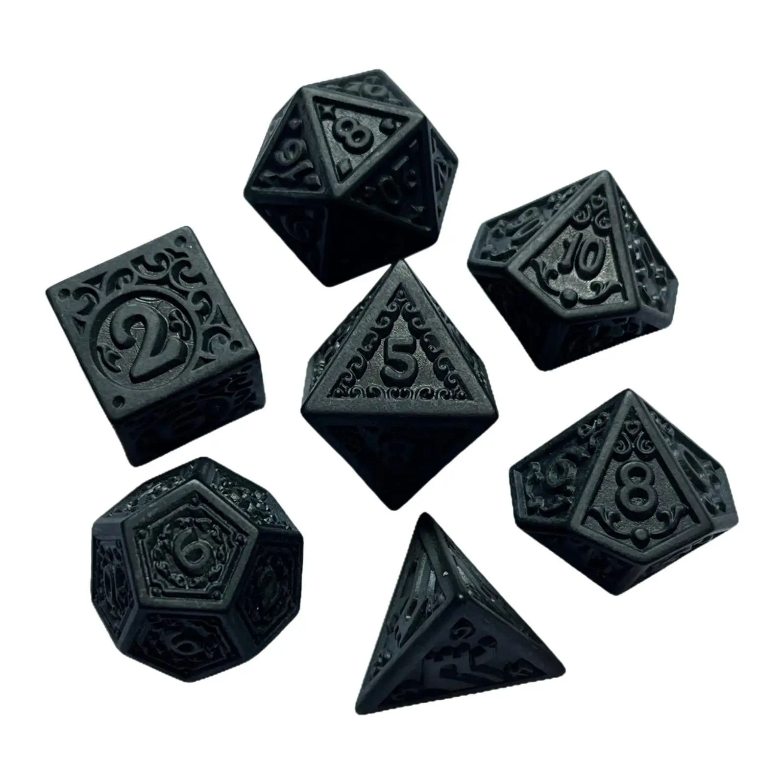 7Pcs Polyhedral Dice Gift Collectibles Multisided Dice for Role Playing Game