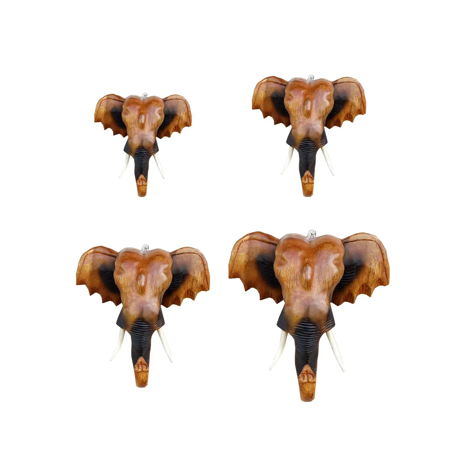 Wall Elephant Sculpture Wall Hanging for Living Room Background Housewarming