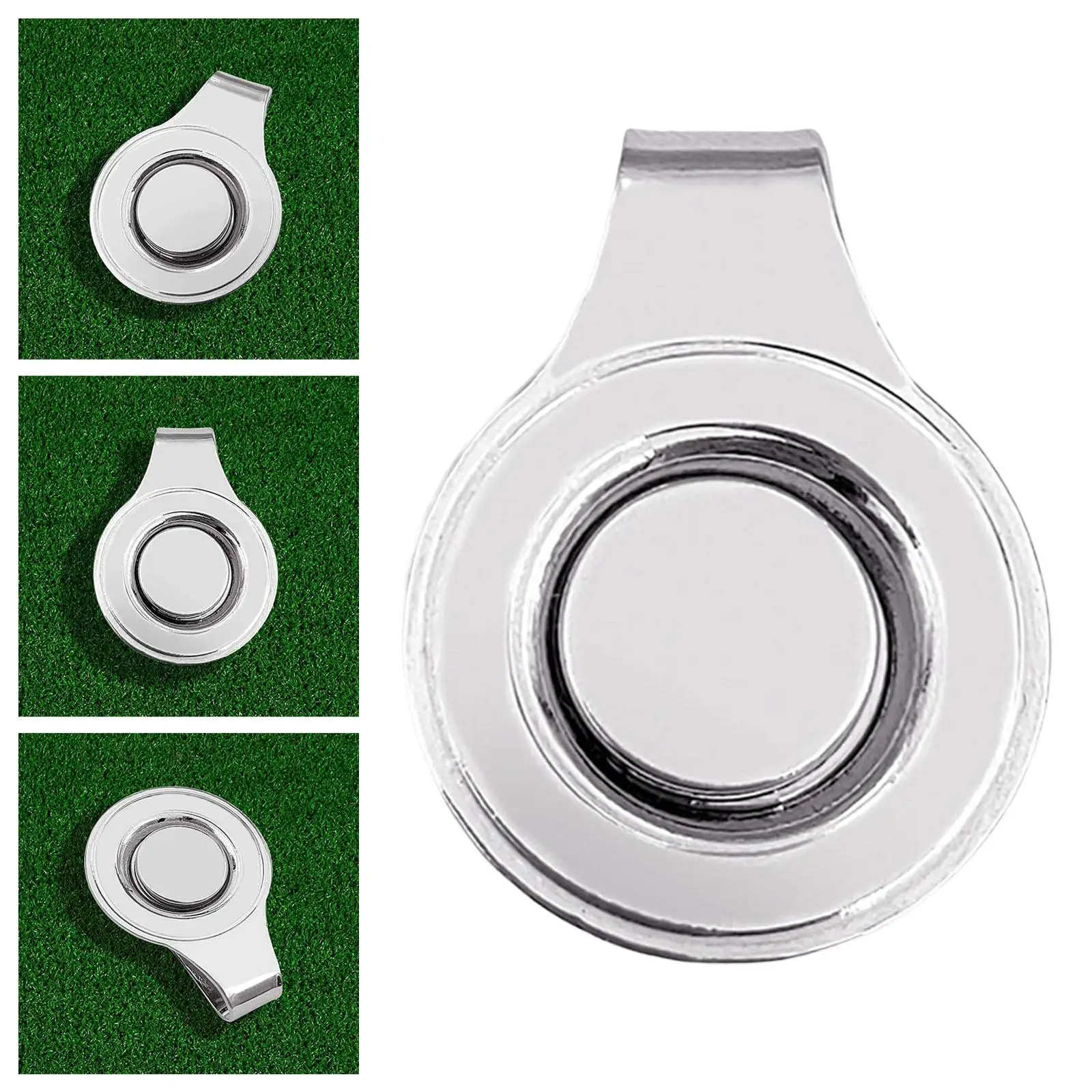 Magnetic Golf Caps Clip Clamp Ball Marker Holder Easily Take and Use golf Accessory Built in Magnet Convenient Universal