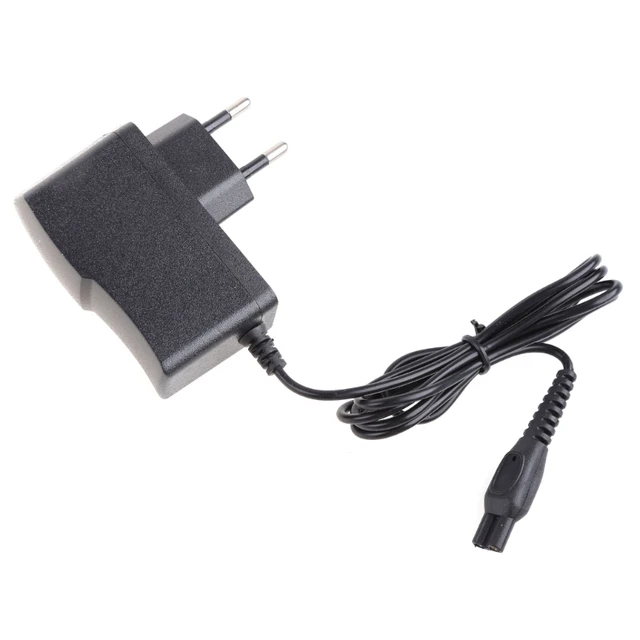 Cargador de 2 puntas con enchufe europeo para Afeitadora eléctrica Philips  Ehuebsd QG3250QG3340RQ350S1 adaptador de corriente en frío