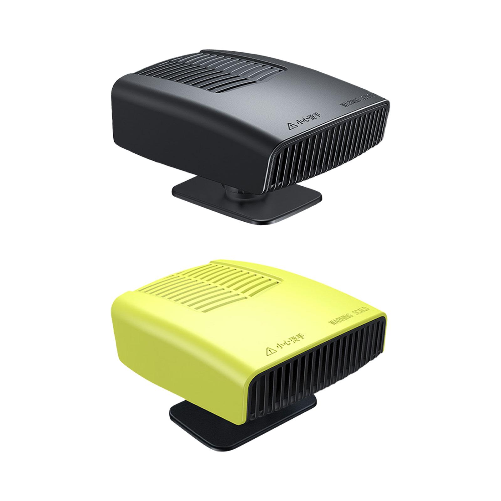 12V 150W Portable Car Heater Fan Easily Install Versatile Window Defrosting Accessories Windscreen Defogger 360° Rotation Base