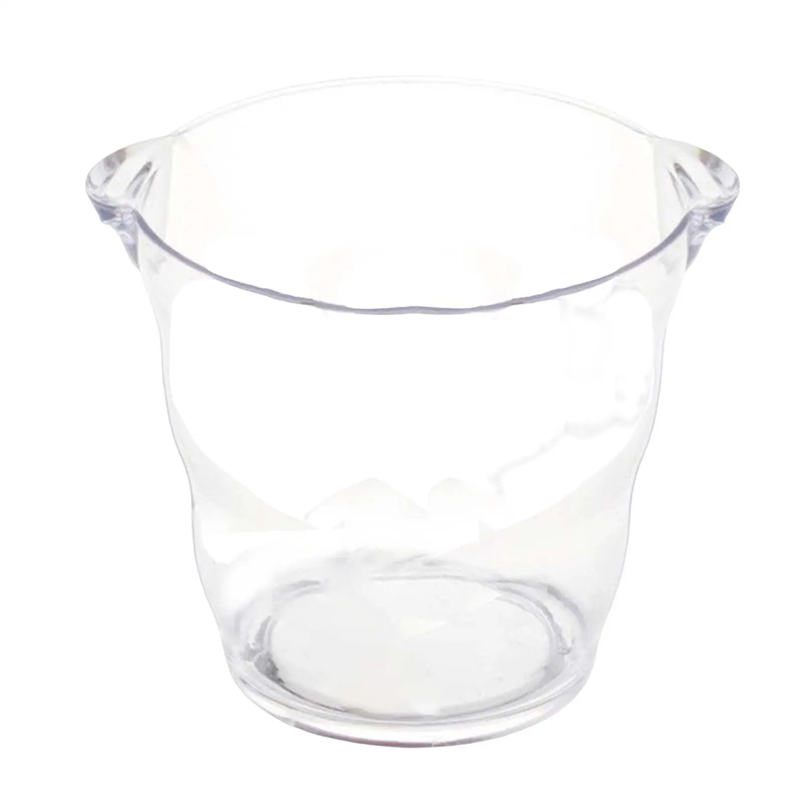 Storage Bins Transparent High Capacity Waterproof Storage Container Portable Cooler Ice Bucket for Bars Dining Room