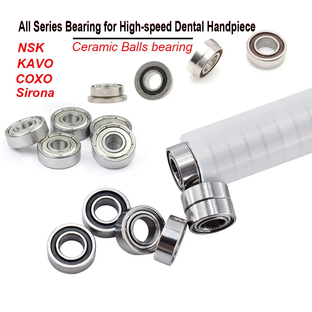 Best of All Types High Speed Dental Handpiece Ceramic Bearing 5Pcs Top Grade NSK KAVO W*H Sirona Step Flange Turbine Spare Parts SR144 Reviews & Tips