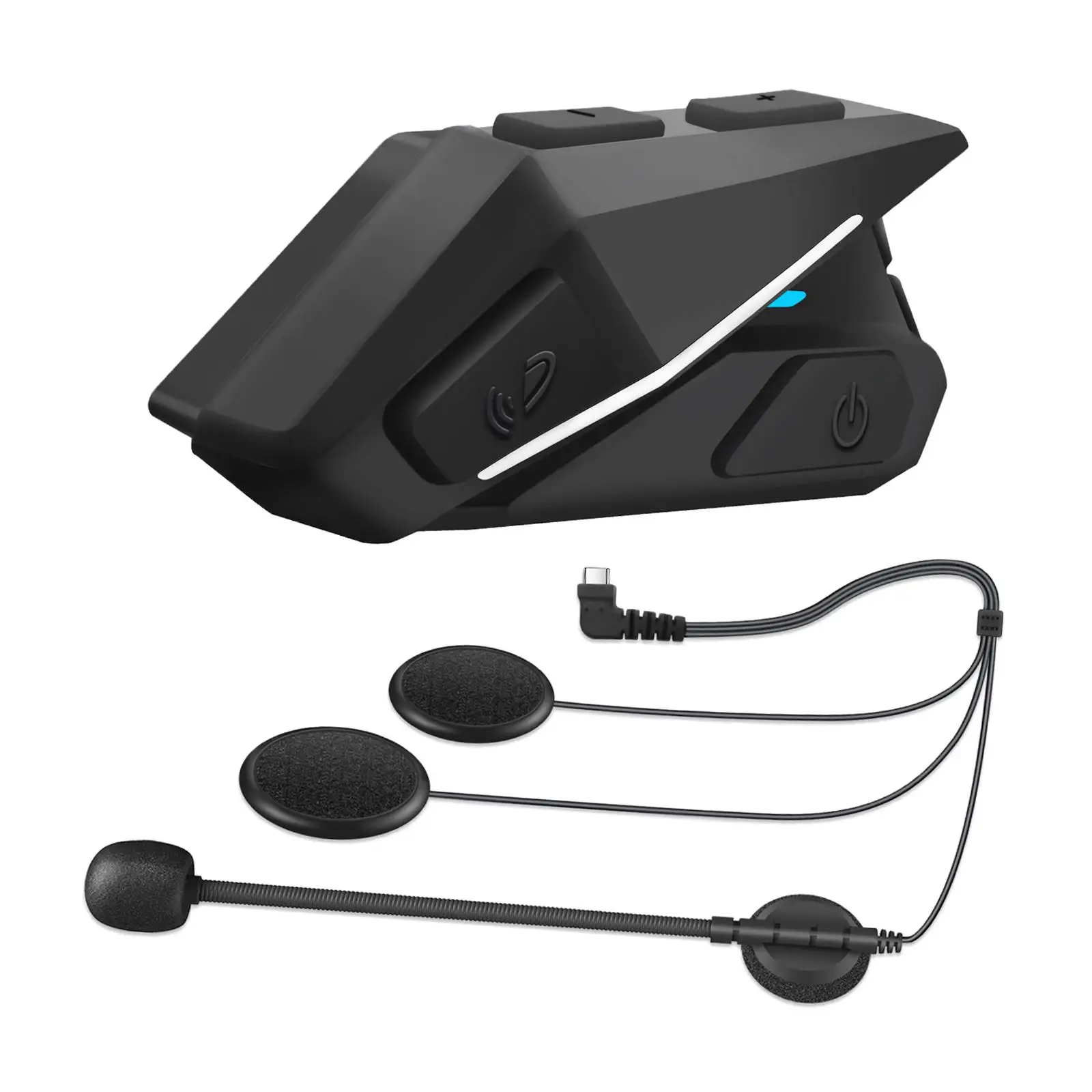 Motorcycle  Headset  Communication System Mic for Riding Skating delivery