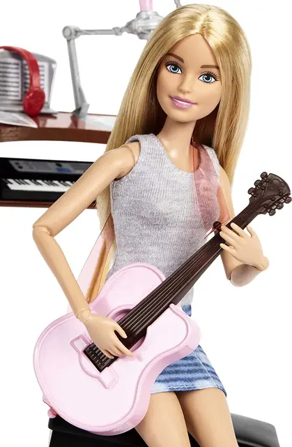 Original Barbie 6 Style Gymnastics Yoga Doll DHL81 Skateboard