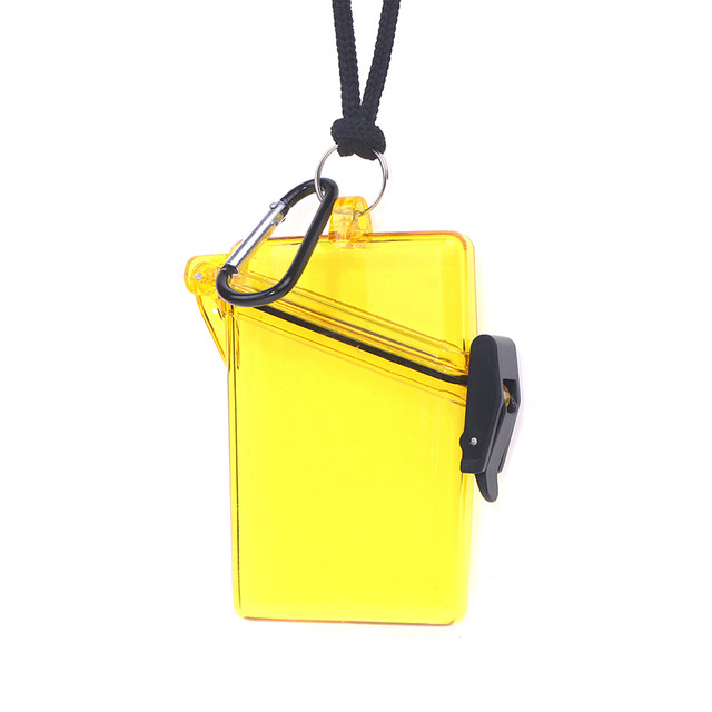 Boîtier étanche Flottant Jaune - Protection Téléphone Plongée, Surf Et Kayak