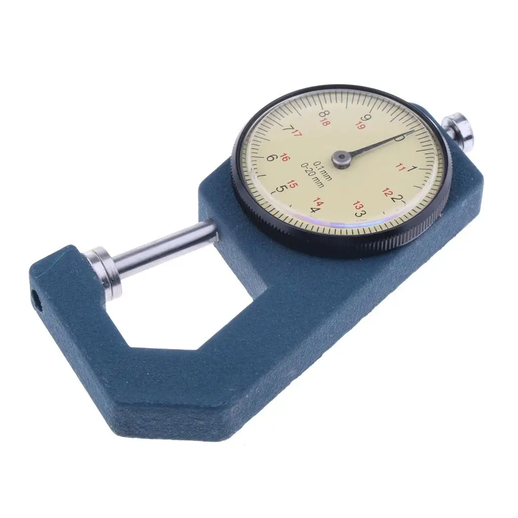 0 - 20mm X mm Precision Mechanism Dial Paper Leather Thickness  Meter