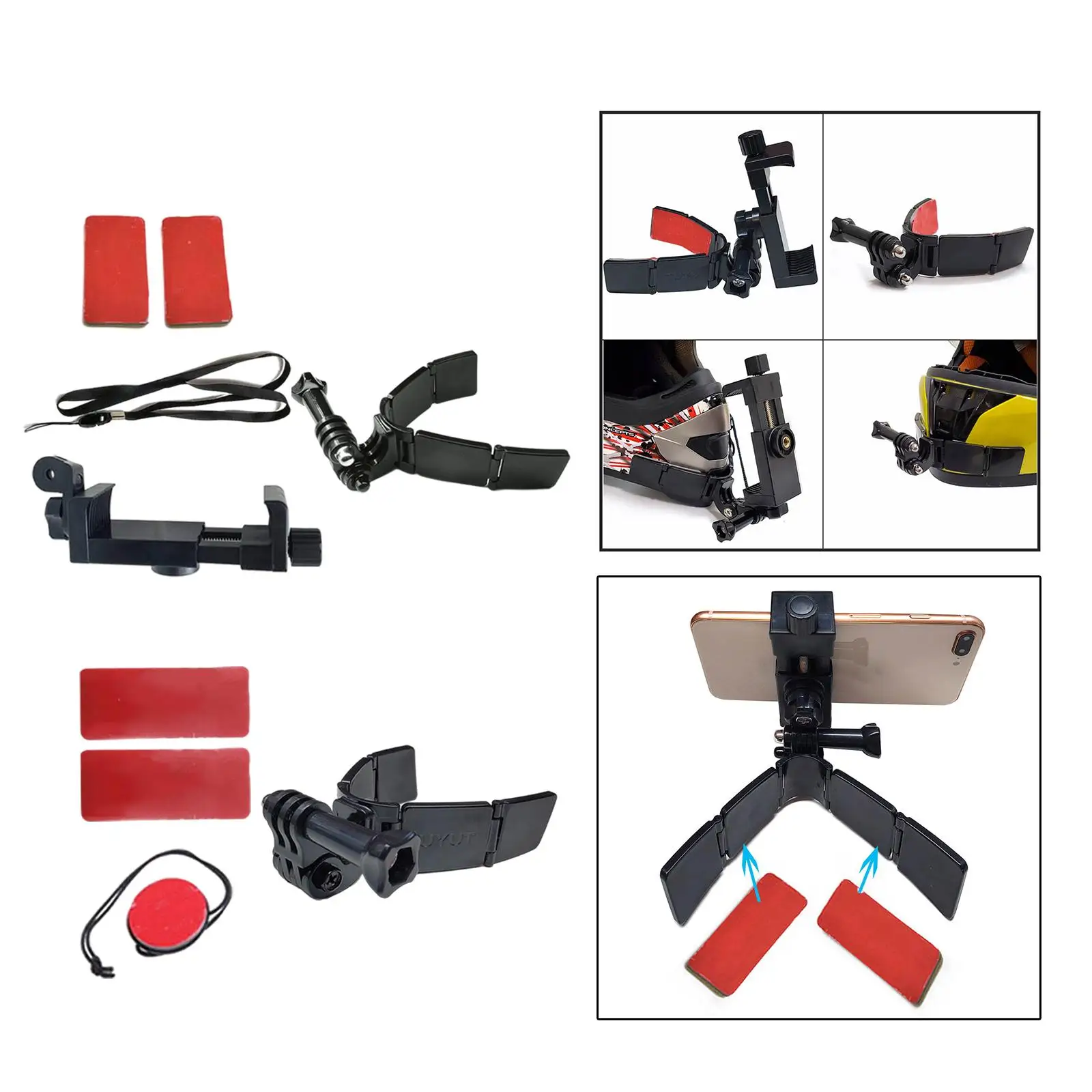 Flodable  Chin Mount Kits Compatible with    6  Camera Accessories
