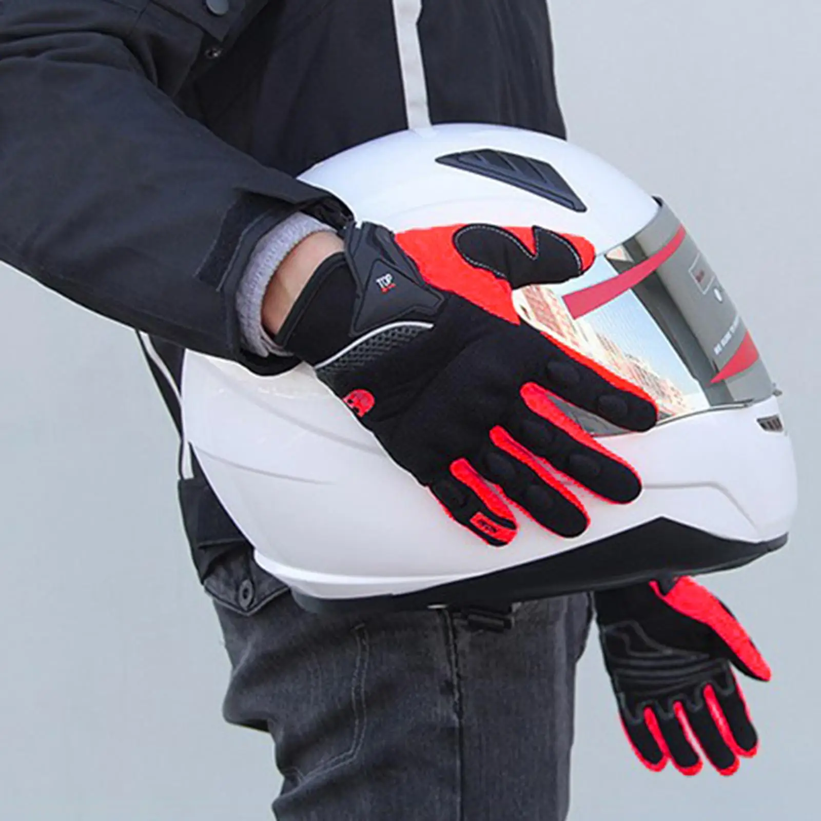 Motorcycle Gloves for Men and Women, Full Finger Touchscreen Motorbike Gloves  , Cycling, Climbing, Motocross etc