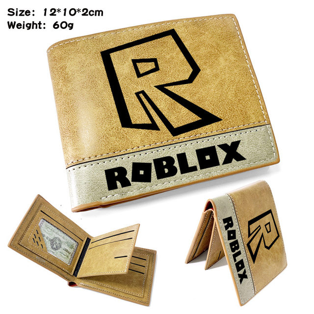 Roblox Wallet Black Simple Fashion Trend Student Wallet Cartoon