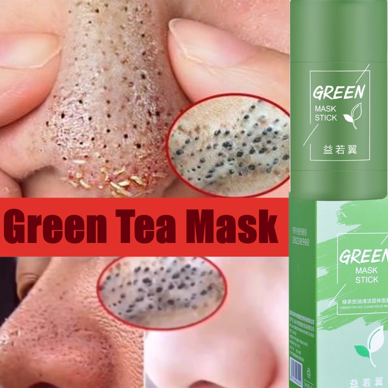 Best of Green Tea Mask Stick Remove Blackheads Acne Deep Cleansing Purifying Clay Mask Oil Control Solid Mask Moisturizing Skin Care Reviews & Tips