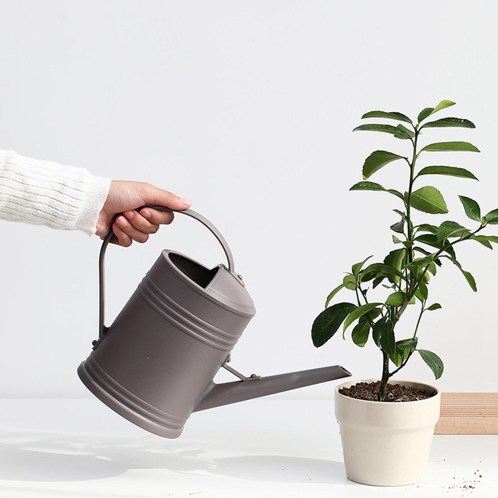 2000ml Garden Watering Can Long Nozzle er Bonsai Plants, Garden, er, Office Indoor Gardening Houseplants Kettle