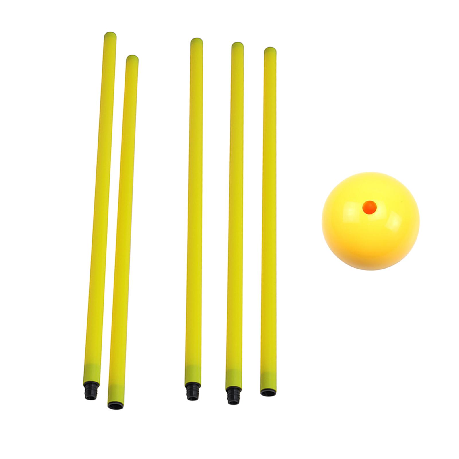 Kit De 10 Marqueurs Au Sol Jaunes Pour Entraînement Sport - Disques Football Tennis Basketball