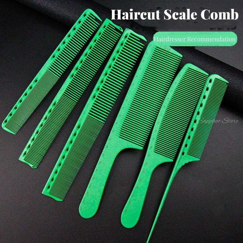 Best of Japanese Scale Haircutting Comb Resin Green G45 Double-sided Heat Resistant Salon Barber Shop Styling Brush Tool Reviews & Tips