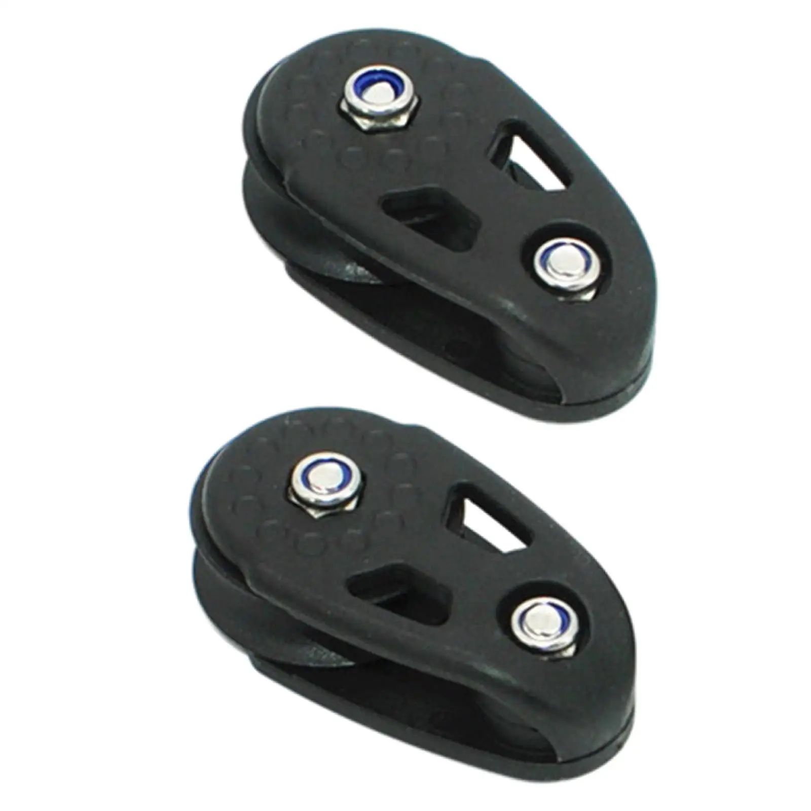 2 Pieces Kayak Pulley, Replaces 9mm  Diameter Easy to Install Accessories Pulley Blocks Slide  ,Fit for Boats Canoe