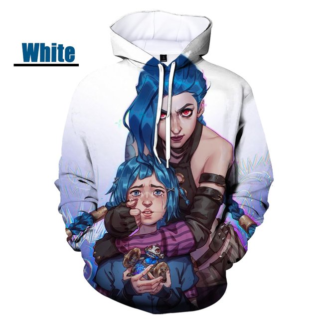 Anime Arcane League of Legends 3D Hoodie Men Fashion Coat Child Hoodies  Kids Hip Hop Boy Coat Tracksuit Lol Jinx Sweatshirts - AliExpress