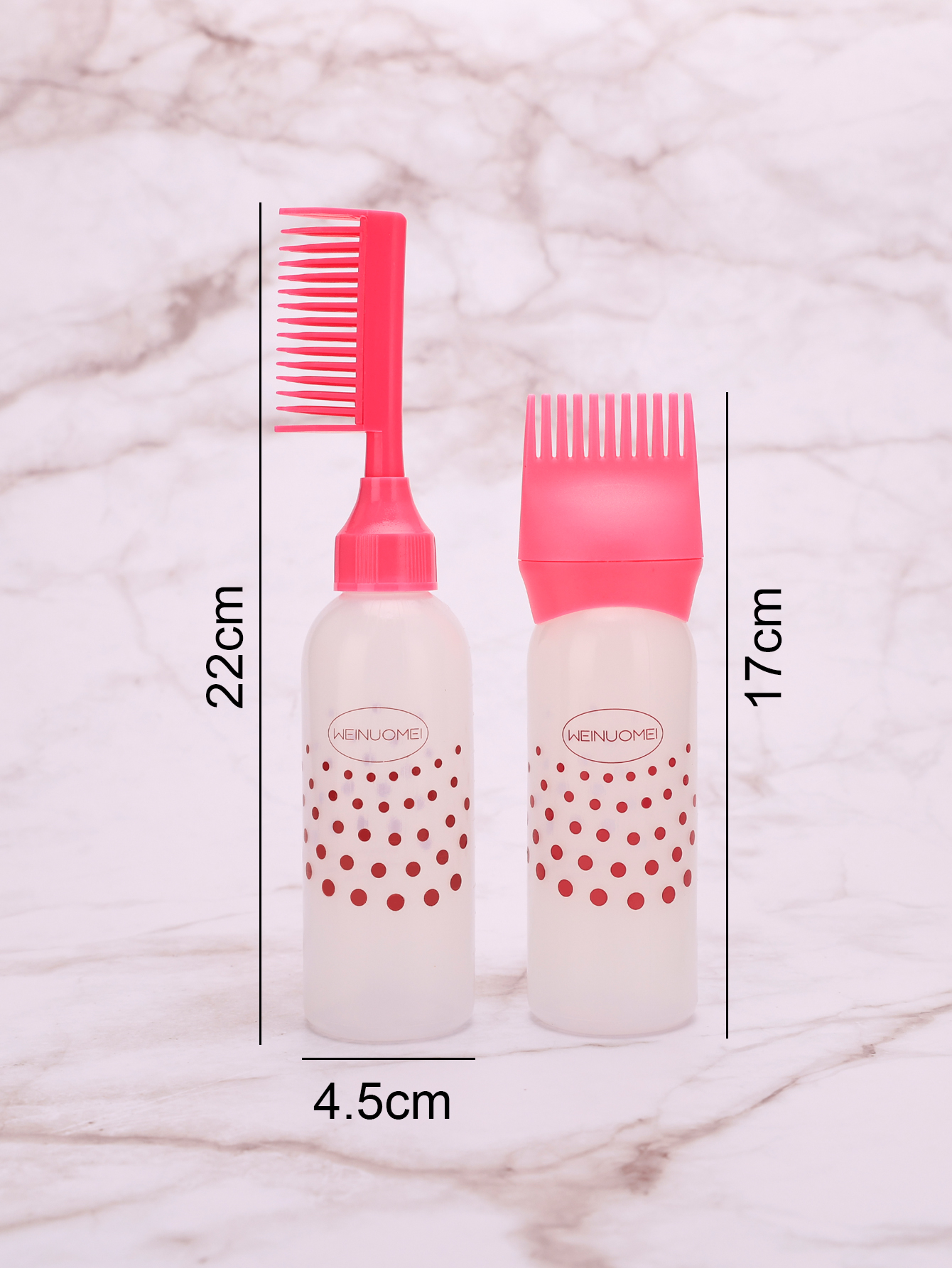 Best of 1set Dyeing Comb Bottle Hair Coloring Accessories Bottles Empty Applicator Applicator Pro Salon Home Hairdressing Styling Tools Reviews & Tips - Image 6