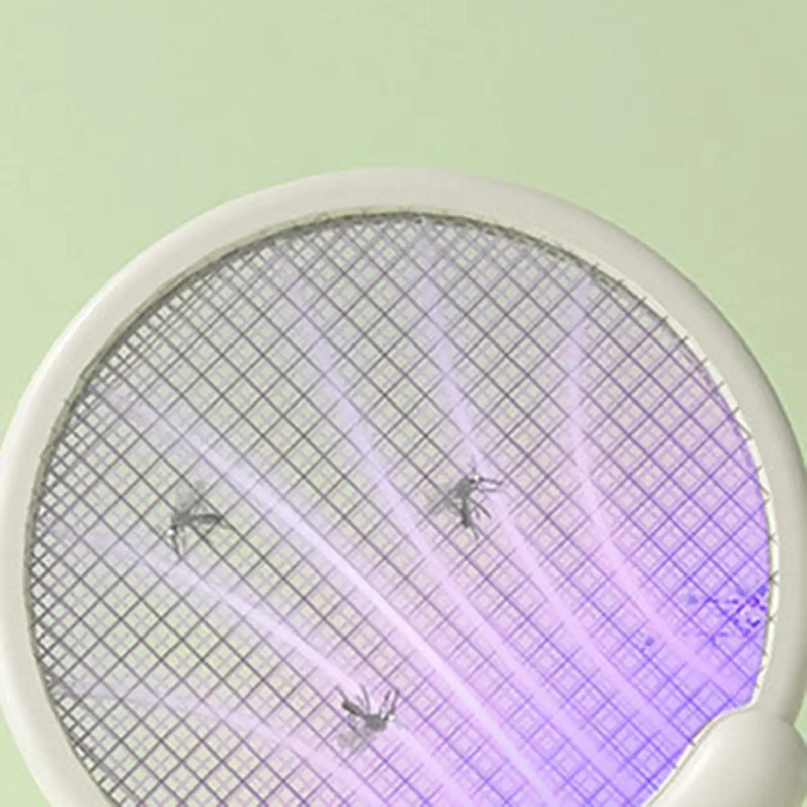 3500V Electric Fly Swatter Racket Flying Bugs Trap USB Rechargeable Smart Bug Zapper for Patio Backyard Home Office Bedroom