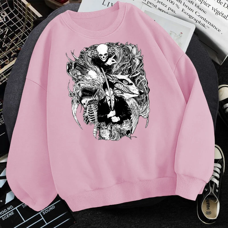 Chainsaw Man Anime Men Hoodies Y2k Clothes