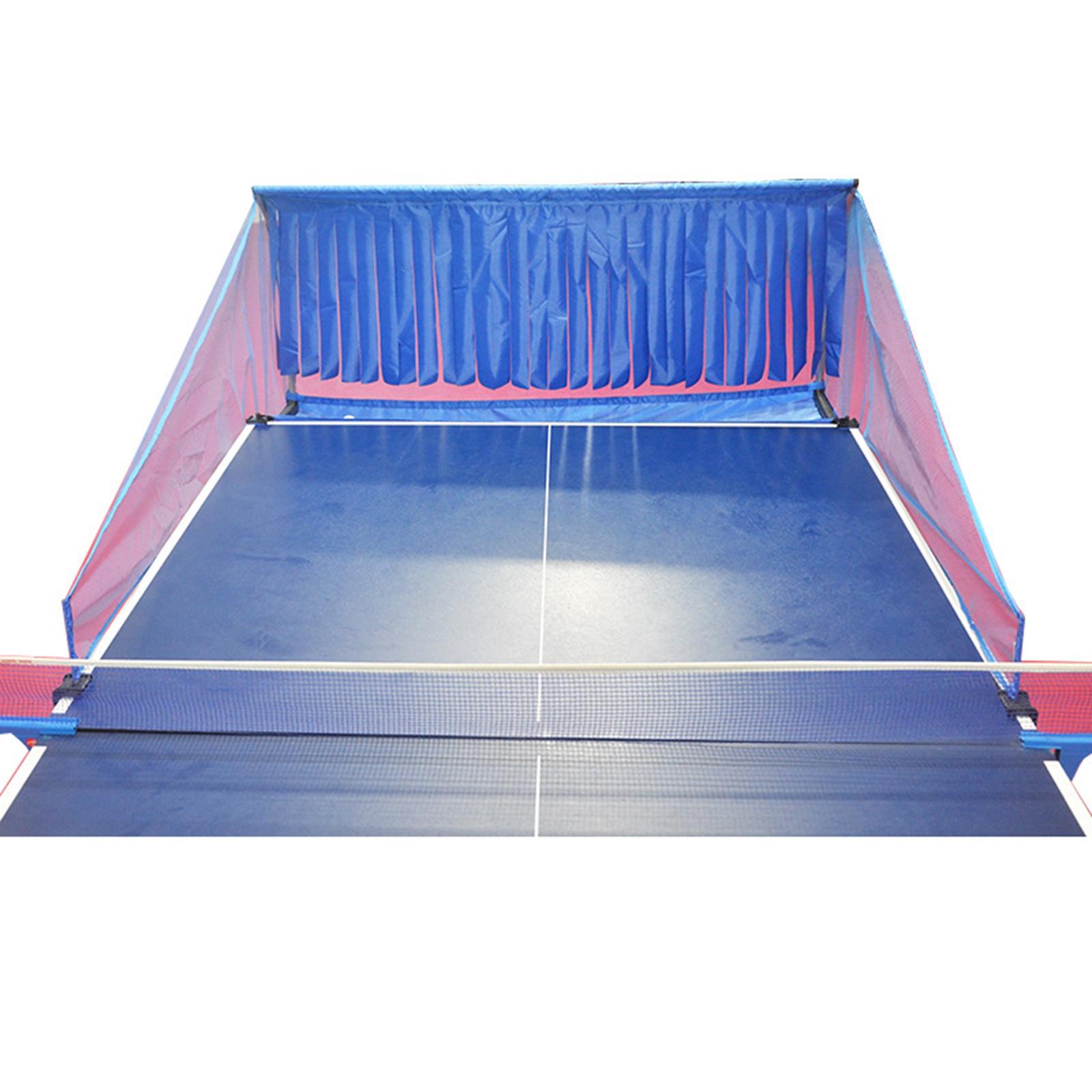 Table Tennis Ball Net Collector with Stainless Steel Frames Lightweight Ball Recycle Catcher Equipment Collection Net