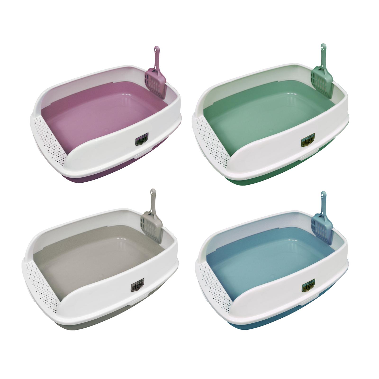 Cat Litter Boxes Indoor Cats Cat Potty Pan with Scoop Bunny Potty Toilet