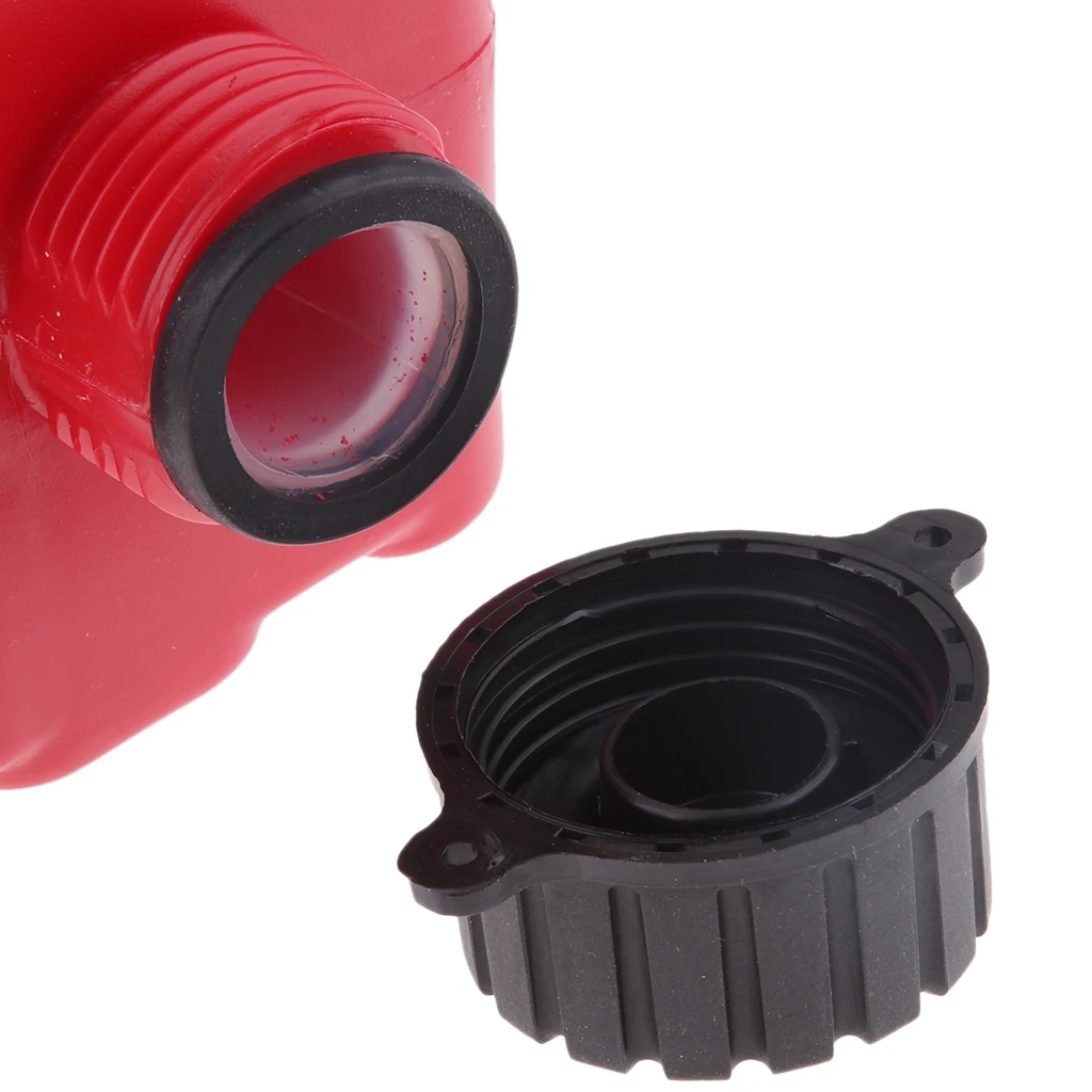 3L  Red Plastic Motorcycle Gasoline Oil Container Oil Fuel Tank