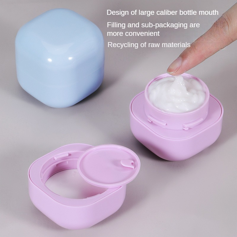 Best of 20 / 30 / 50g Macaron Square Refillable Bottles Empty Bottle Face Cream Lotion Jar Plastic Empty Cosmetic Pot Travel Accessories Reviews & Tips