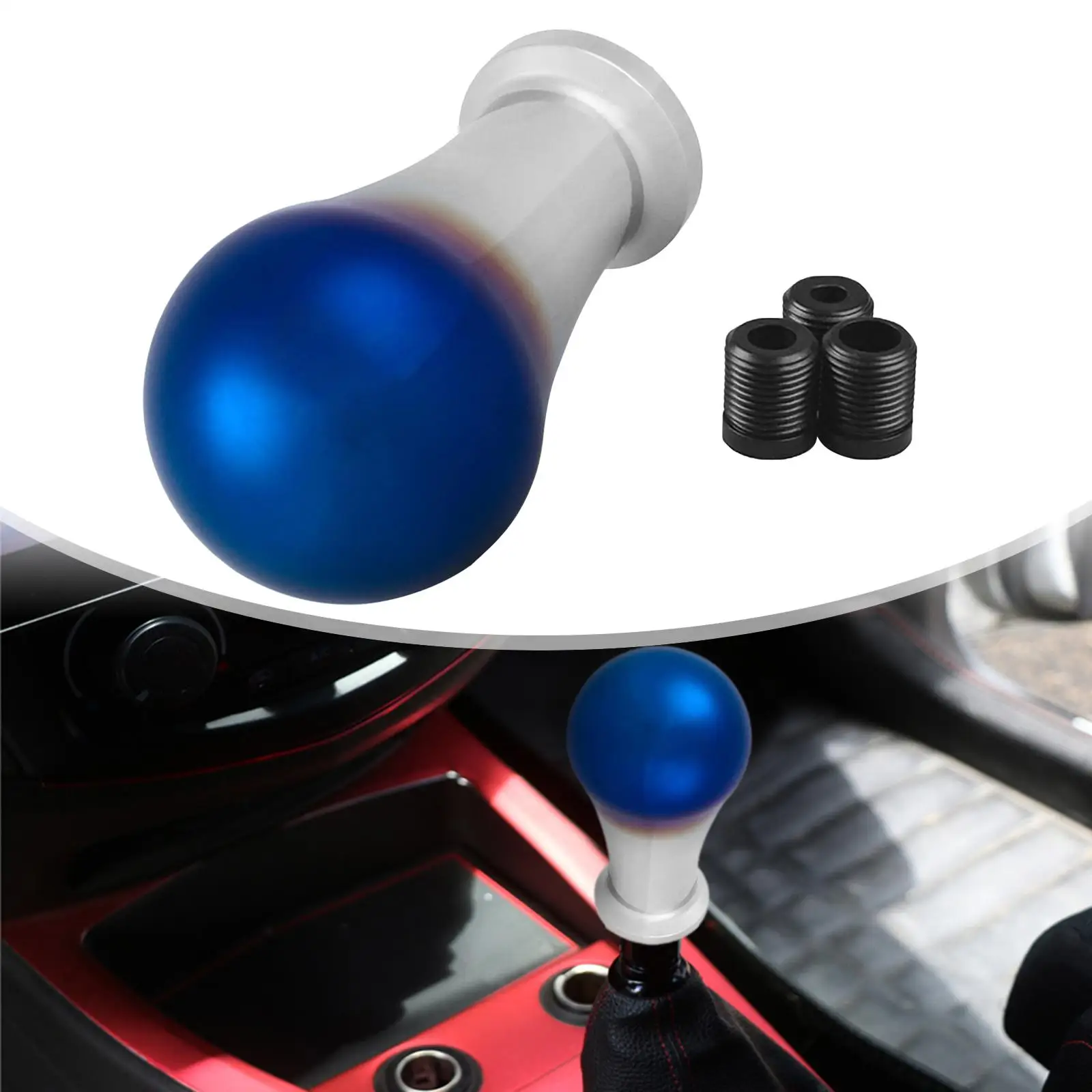 Car Shifter Knob Durable Manual Shifter Automatic Shifter Handle for Auto Vehicles Car Automotive Replacement Parts Accessories